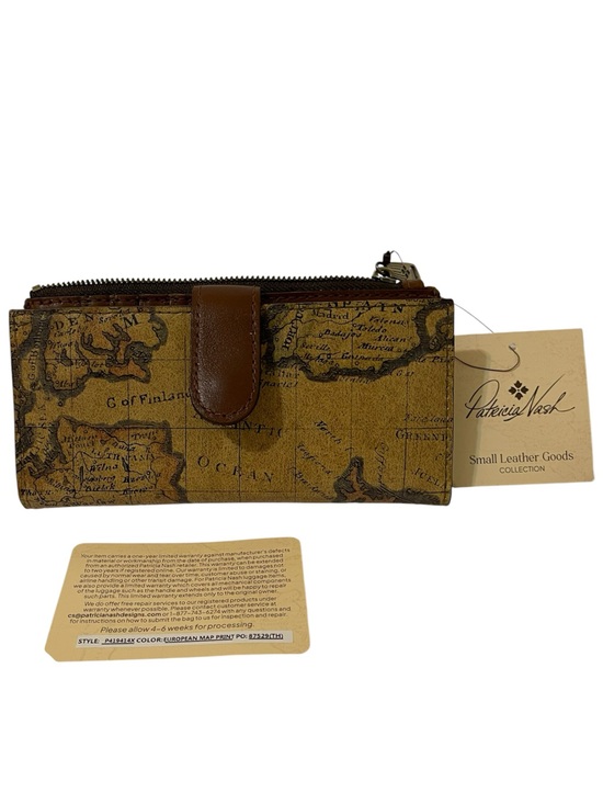 Patricia Nash Handbags - Patricia Nash NAZARI Leather Bifold Wallet ~ Map Rio Rust NWT **
